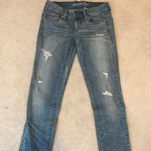 Sparkly Skinny Jeans